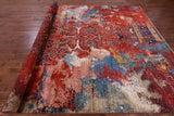 Modern Fine Serapi Hand Knotted Wool Rug - 8' 10" X 11' 10" - Golden Nile