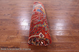 Modern Fine Serapi Hand Knotted Wool Rug - 8' 10" X 11' 10" - Golden Nile
