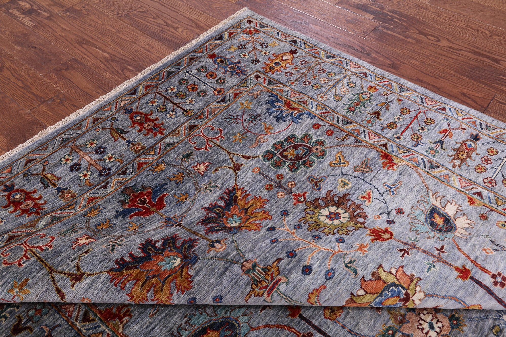 Peshawar Hand Knotted Wool Rug - 5' 9" X 7' 9" - Golden Nile
