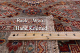 Super Kazak Hand Knotted Wool Runner Rug - 2' 7" X 9' 11" - Golden Nile