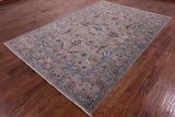 Peshawar Hand Knotted Wool Rug - 6' 7" X 10' 0" - Golden Nile