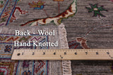 Peshawar Hand Knotted Wool Rug - 6' 7" X 10' 0" - Golden Nile