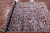 Peshawar Hand Knotted Wool Rug - 6' 9" X 9' 9" - Golden Nile