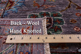 Peshawar Hand Knotted Wool Rug - 6' 9" X 9' 9" - Golden Nile