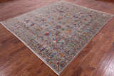 Peshawar Hand Knotted Wool Rug - 8' 0" X 9' 4" - Golden Nile