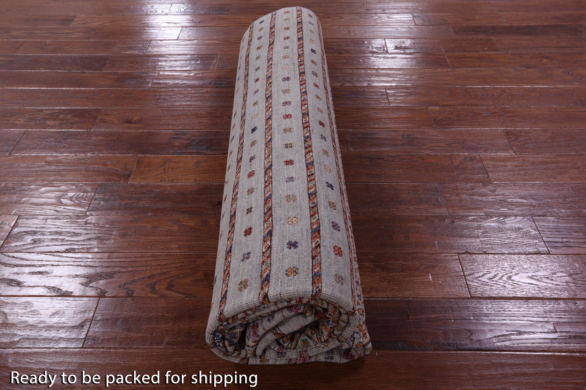 Khorjin Persian Gabbeh Hand Knotted Wool Rug - 7' 11" X 10' 5" - Golden Nile