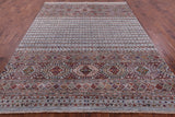 Khorjin Persian Gabbeh Hand Knotted Wool Rug - 7' 11" X 10' 5" - Golden Nile