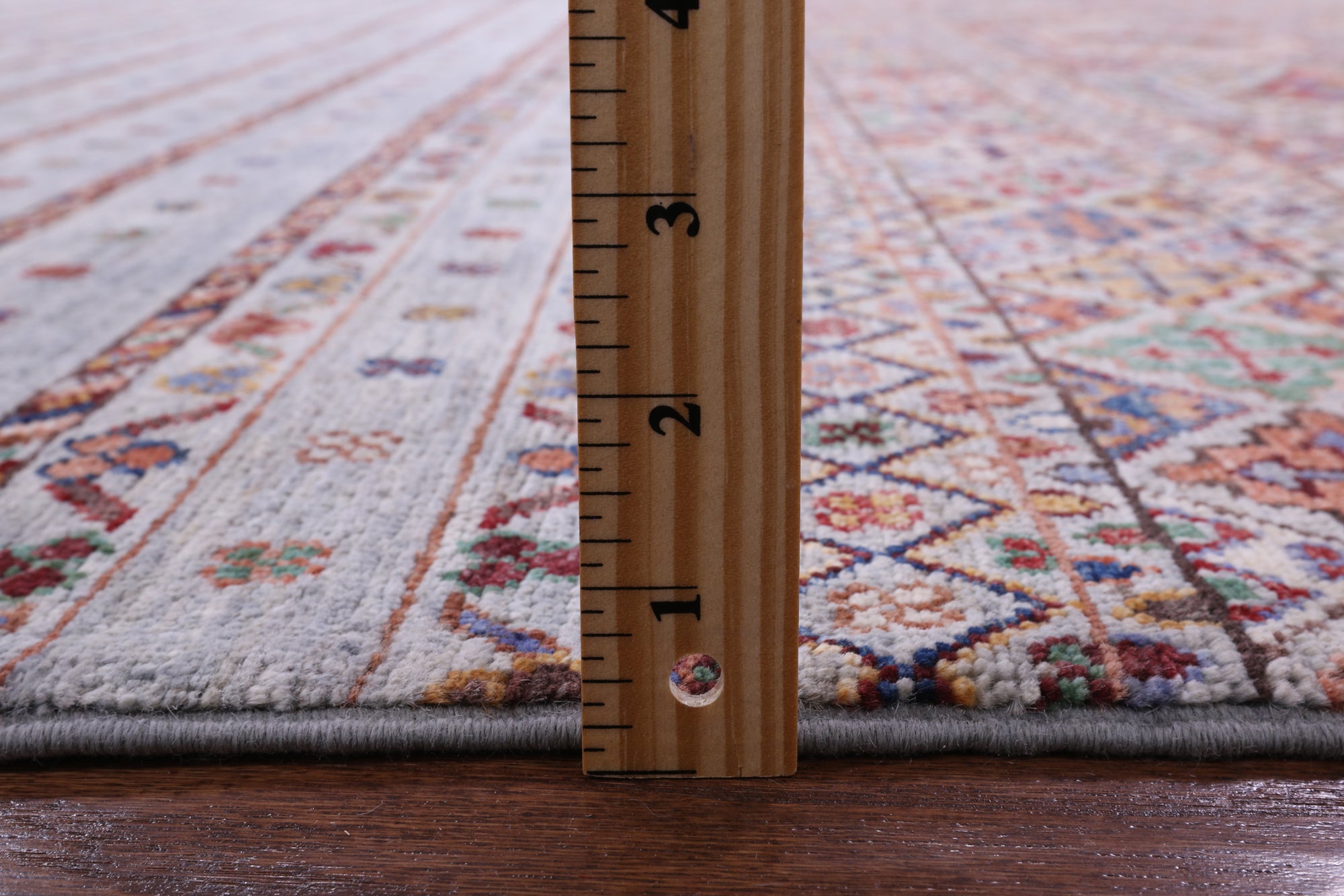 Khorjin Persian Gabbeh Hand Knotted Wool Rug - 7' 11" X 10' 5" - Golden Nile