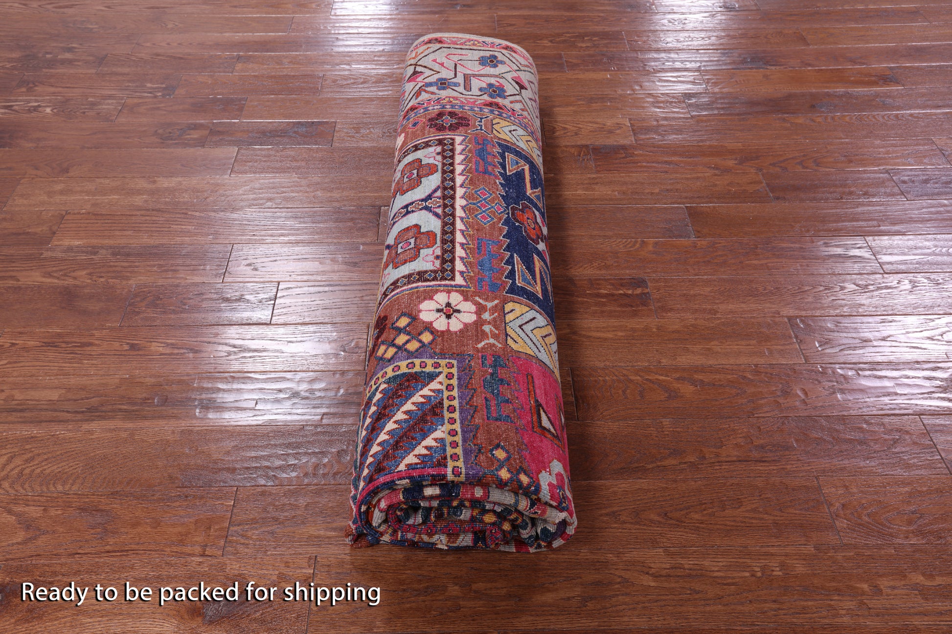 Persian Fine Serapi Handmade Wool Rug - 9' 1" X 12' 4" - Golden Nile