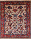 Persian Fine Serapi Hand Knotted Wool Rug - 8' 0" X 9' 8" - Golden Nile