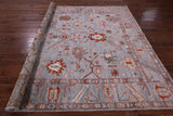 Turkish Oushak Handmade Wool Rug - 7' 10" X 9' 8" - Golden Nile