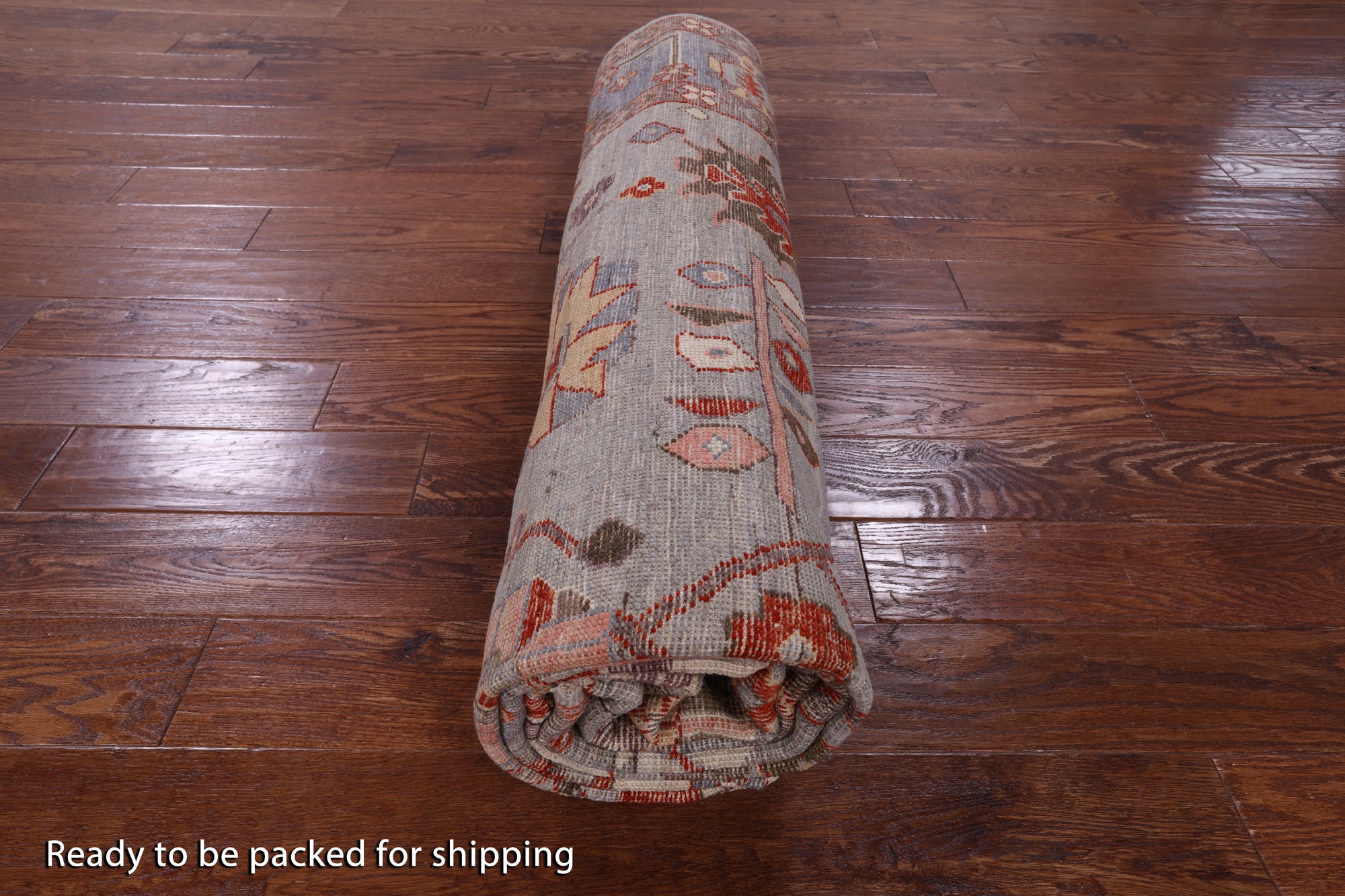 Turkish Oushak Handmade Wool Rug - 7' 10" X 9' 8" - Golden Nile