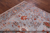 Turkish Oushak Handmade Wool Rug - 7' 10" X 9' 8" - Golden Nile