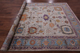Turkish Oushak Hand Knotted Wool Rug - 7' 11" X 10' 2" - Golden Nile