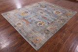 Turkish Oushak Hand Knotted Wool Rug - 8' 0" X 9' 8" - Golden Nile