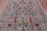 Peshawar Hand Knotted Wool Rug - 5' 7" X 7' 10" - Golden Nile