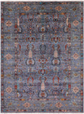 Peshawar Hand Knotted Wool Rug - 5' 10" X 7' 10" - Golden Nile