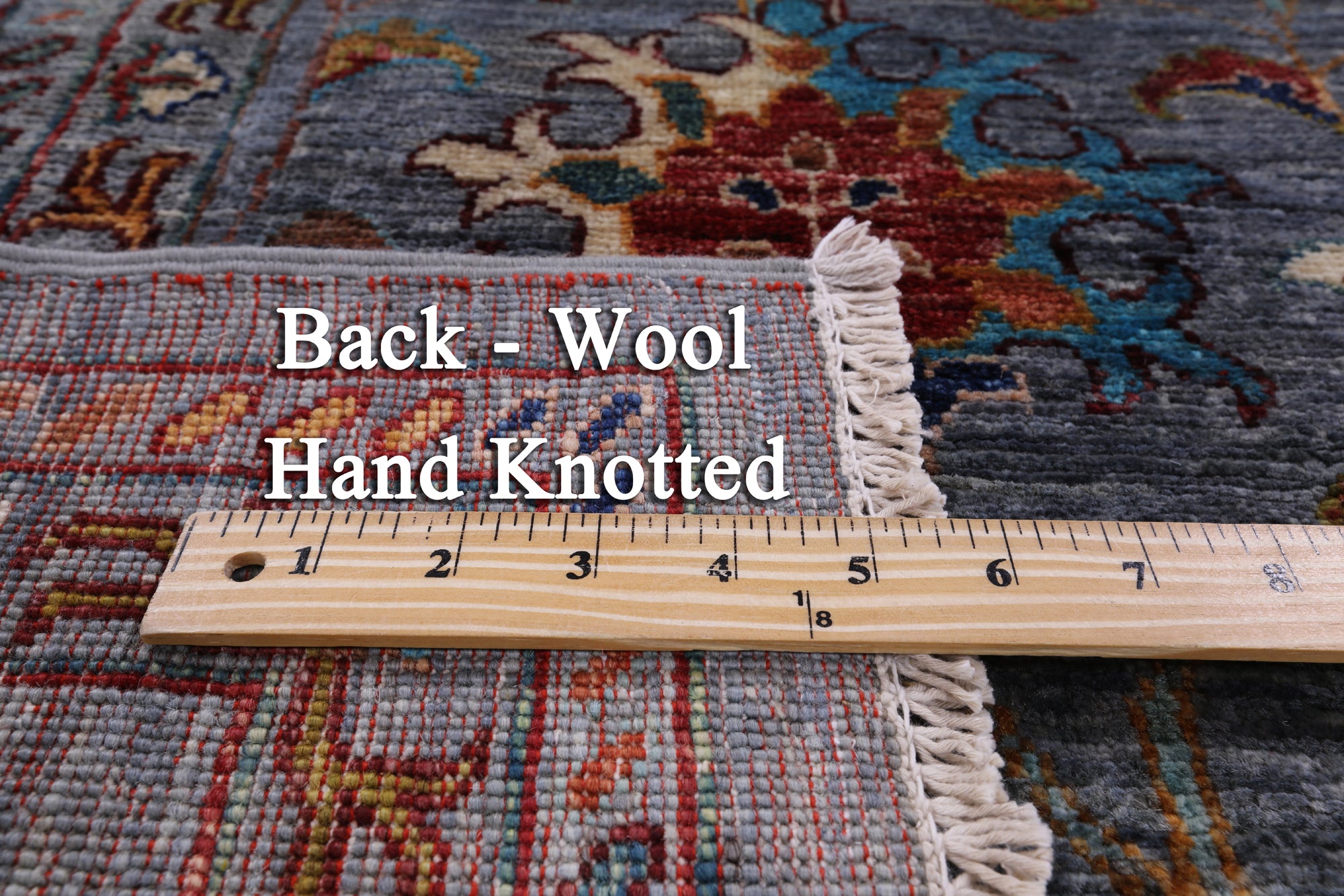 Peshawar Hand Knotted Wool Rug - 5' 6" X 8' 1" - Golden Nile