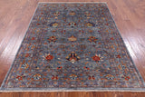Peshawar Handmade Wool Rug - 5' 9" X 7' 9" - Golden Nile