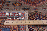Super Kazak Hand Knotted Wool Rug - 5' 8" X 7' 10" - Golden Nile