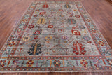 Persian Fine Serapi Hand Knotted Wool Rug - 9' 2" X 11' 8" - Golden Nile