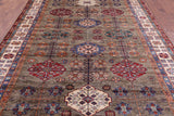 Super Kazak Hand Knotted Wool Rug - 8' 2" X 11' 1" - Golden Nile