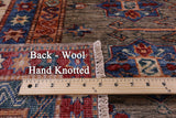 Super Kazak Hand Knotted Wool Rug - 8' 2" X 11' 1" - Golden Nile