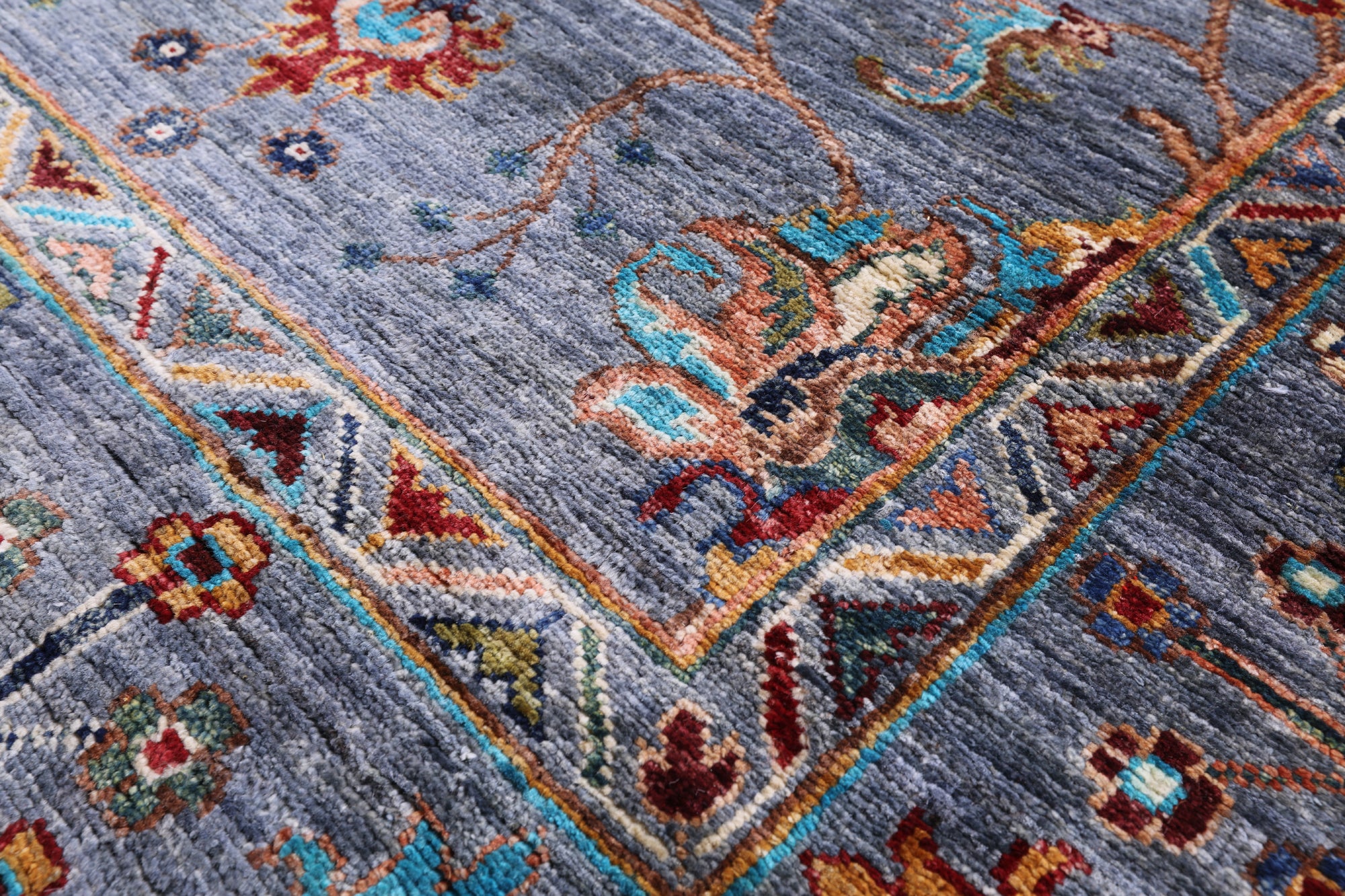 Peshawar Handmade Wool Rug - 5' 9" X 7' 9" - Golden Nile