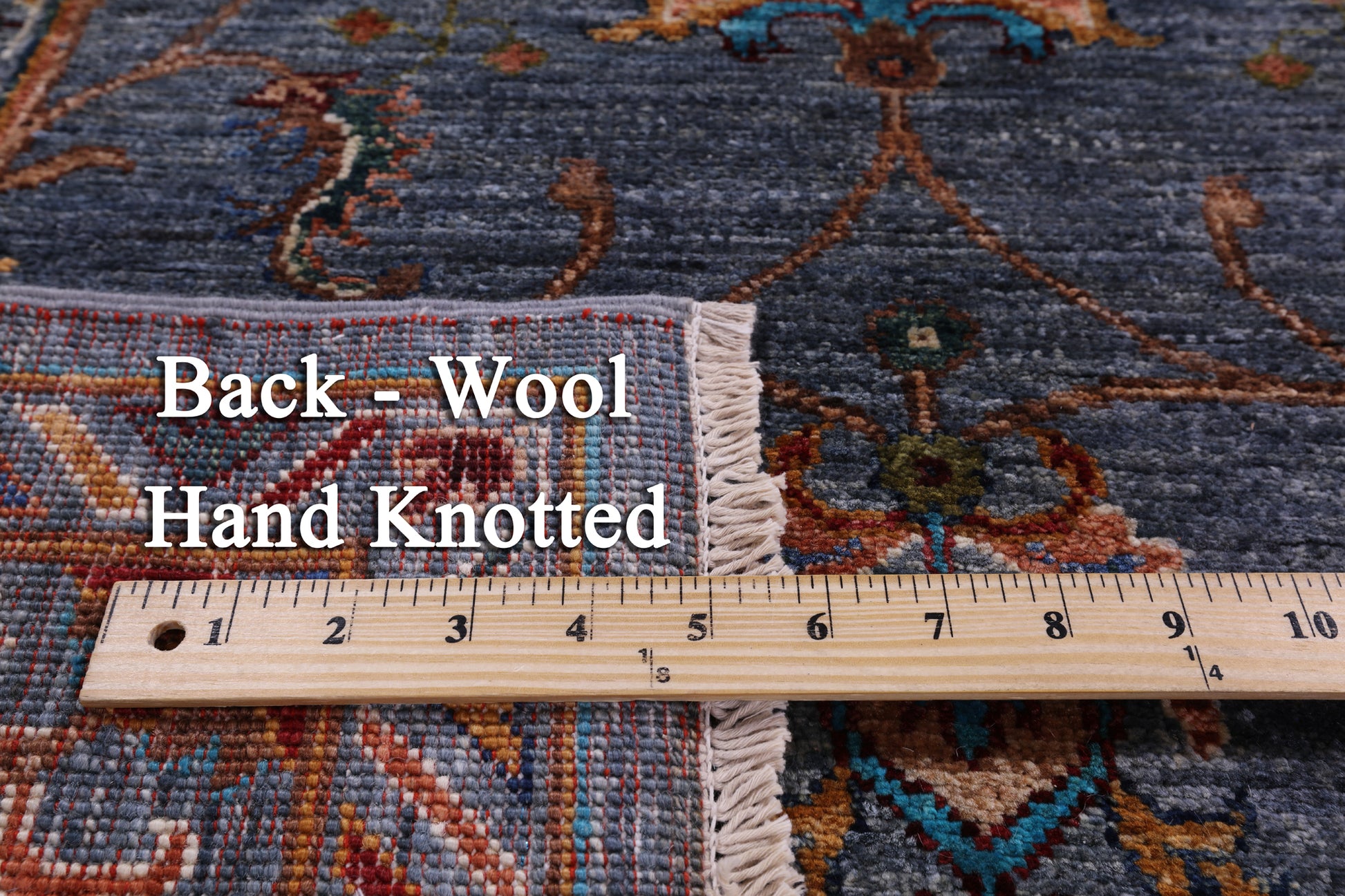Peshawar Handmade Wool Rug - 5' 9" X 7' 9" - Golden Nile