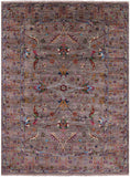 Peshawar Hand Knotted Wool Rug - 5' 8" X 7' 8" - Golden Nile