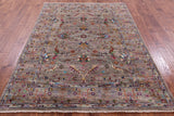 Peshawar Hand Knotted Wool Rug - 5' 8" X 7' 8" - Golden Nile