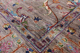 Peshawar Hand Knotted Wool Rug - 5' 8" X 7' 8" - Golden Nile