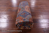 Blue Turkmen Ersari Hand Knotted Wool Rug - 4' 11" X 6' 9" - Golden Nile