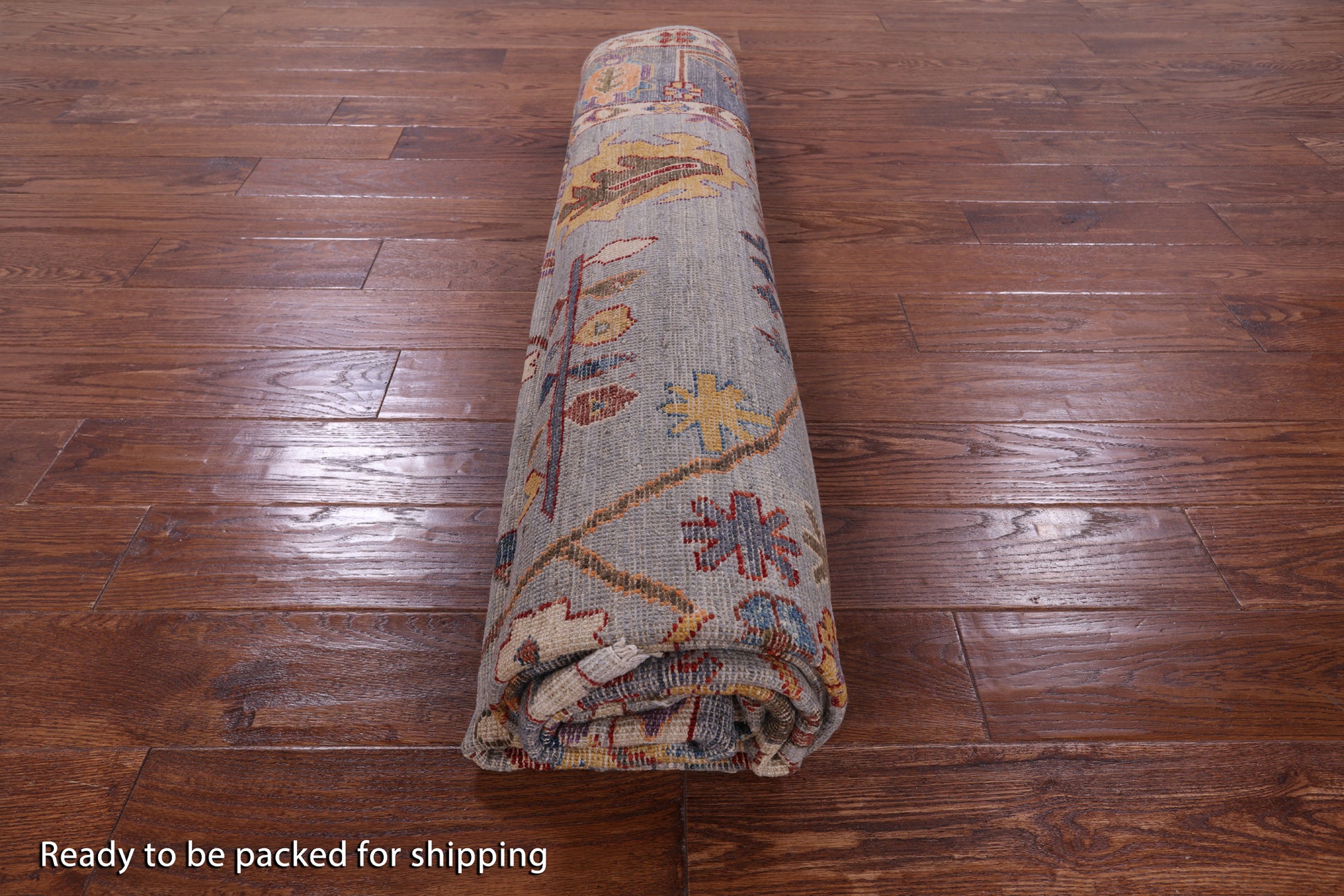 Turkish Oushak Hand Knotted Wool Rug - 7' 11" X 9' 6" - Golden Nile