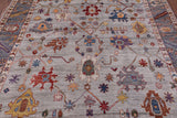 Turkish Oushak Hand Knotted Wool Rug - 7' 11" X 9' 6" - Golden Nile
