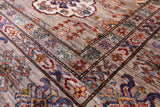 Super Kazak Hand Knotted Wool Rug - 8' 2" X 10' 1" - Golden Nile