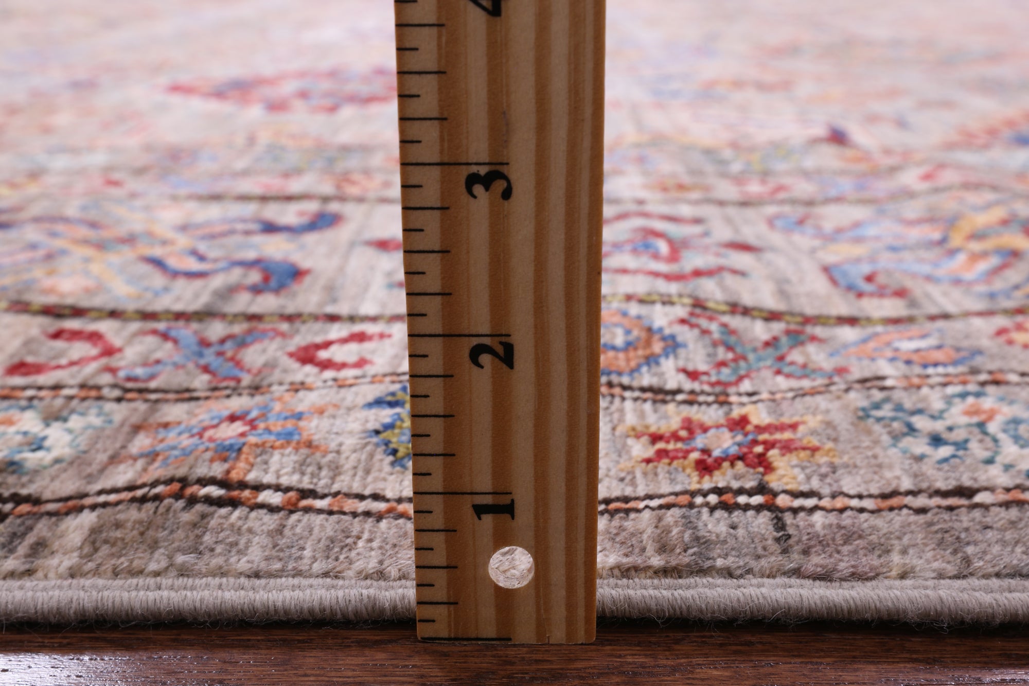 Super Kazak Hand Knotted Wool Rug - 8' 2" X 10' 1" - Golden Nile