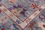 Turkish Oushak Hand Knotted Wool Rug - 6' 0" X 8' 4" - Golden Nile