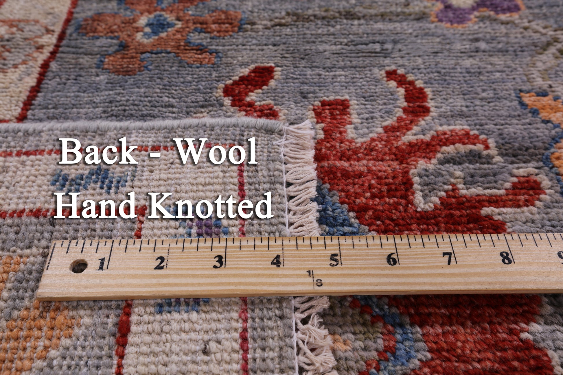 Turkish Oushak Hand Knotted Wool Rug - 6' 0" X 8' 4" - Golden Nile