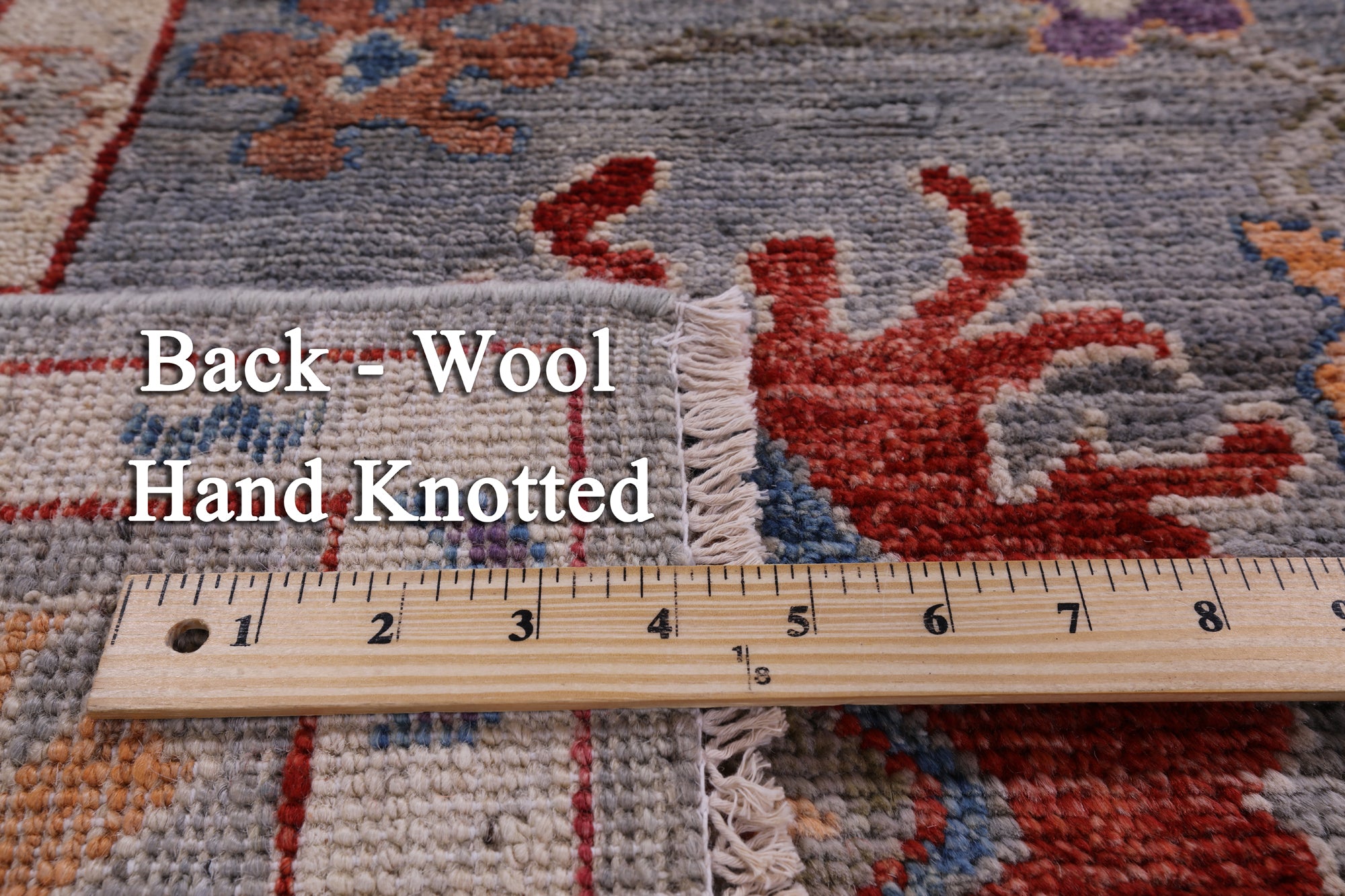 Turkish Oushak Hand Knotted Wool Rug - 6' 0" X 8' 4" - Golden Nile