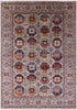 Turkmen Ersari Hand Knotted Wool Rug - 8' 9" X 12' 4" - Golden Nile