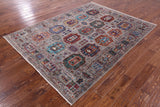 Turkmen Ersari Hand Knotted Wool Rug - 5' 9" X 7' 9" - Golden Nile