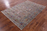 Peshawar Handmade Wool Rug - 5' 7" X 7' 11" - Golden Nile
