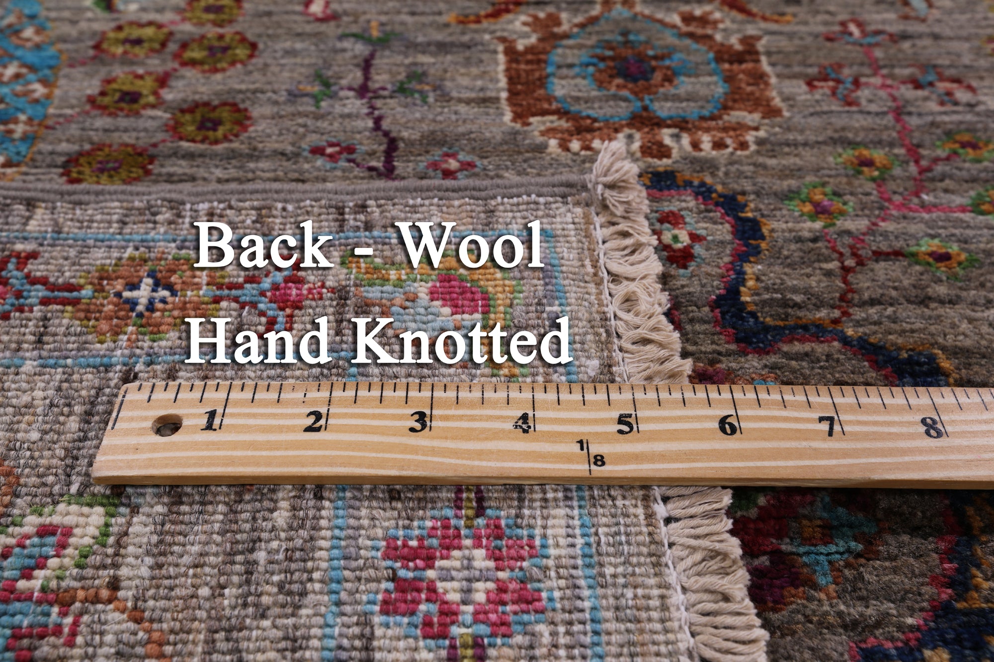 Peshawar Handmade Wool Rug - 5' 7" X 7' 11" - Golden Nile