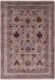 Peshawar Hand Knotted Wool Rug - 5' 7" X 7' 9" - Golden Nile
