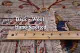 Peshawar Hand Knotted Wool Rug - 5' 7" X 7' 9" - Golden Nile