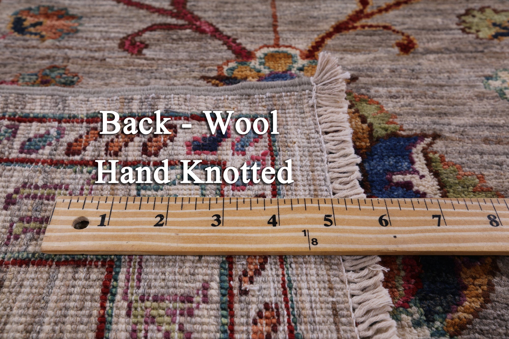 Peshawar Hand Knotted Wool Rug - 5' 7" X 7' 9" - Golden Nile
