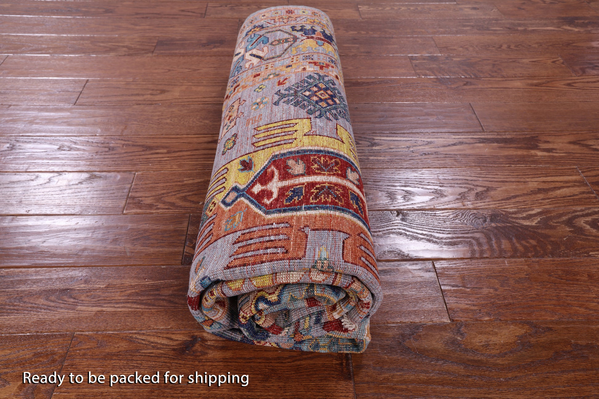 Turkmen Ersari Hand Knotted Wool Rug - 5' 7" X 7' 10" - Golden Nile