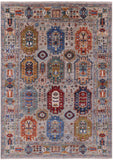 Turkmen Ersari Hand Knotted Wool Rug - 5' 6" X 7' 7" - Golden Nile
