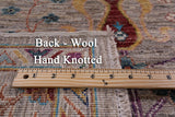 Peshawar Hand Knotted Wool Rug - 5' 8" X 7' 11" - Golden Nile